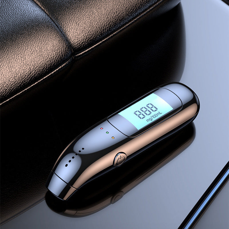 DriveSafe™ Digital Alkomätare – USB-laddning & LCD-skärm