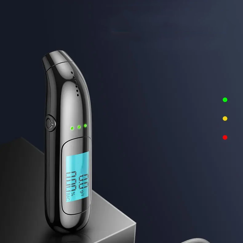 DriveSafe™ Digital Alkomätare – USB-laddning & LCD-skärm